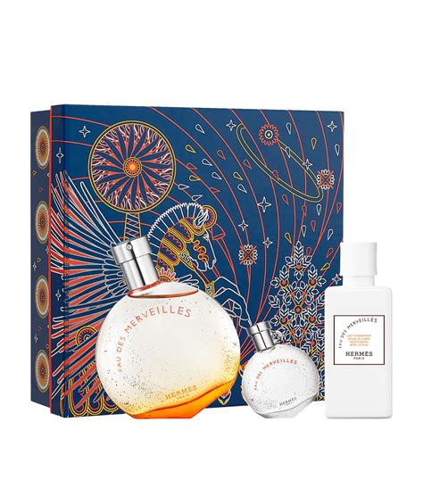 hermes eau des merveilles gift set|hermès eau de merveilles bleue.